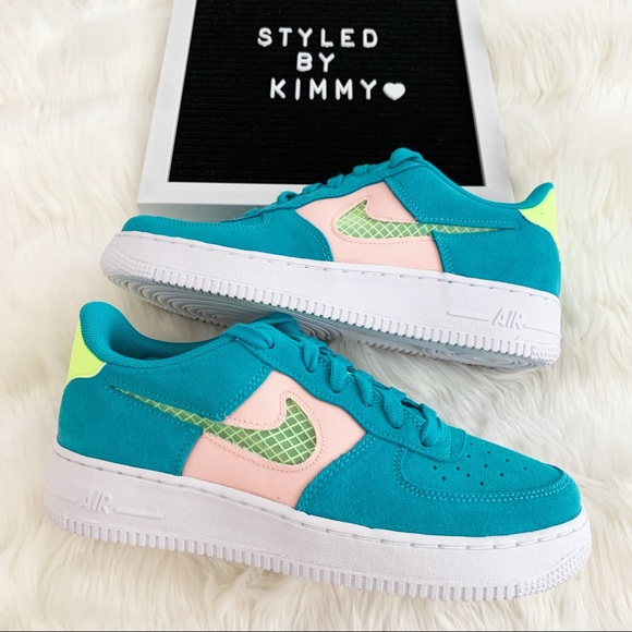 🌸 NIKE AIR FORCE 1 Sneakers Shoes Suede New - Picture 8 of 11